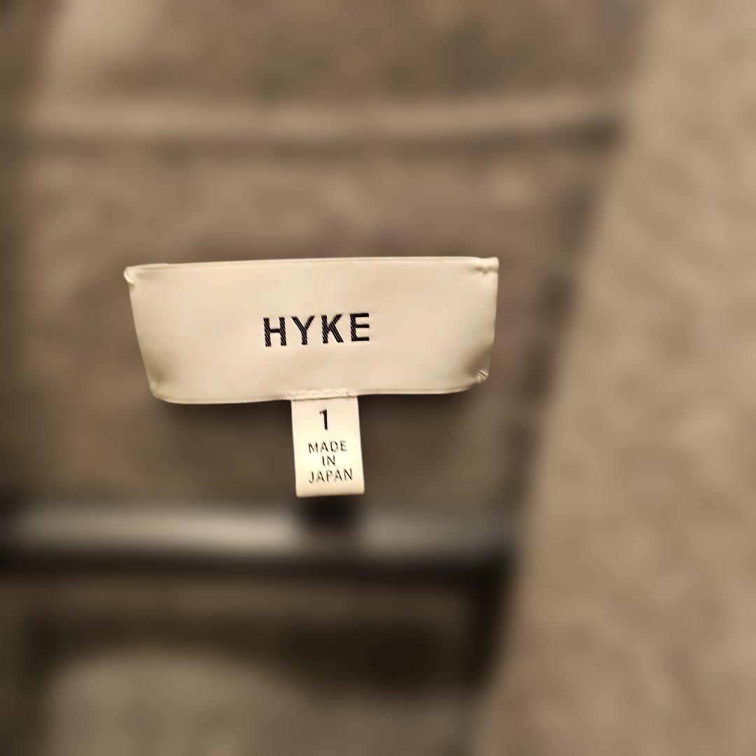 HYKE DOUBLE FACE COAT+SCALF ハイクスカーフ付きコート