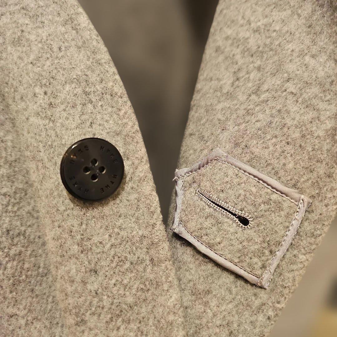 HYKE DOUBLE FACE COAT+SCALF ハイクスカーフ付きコート