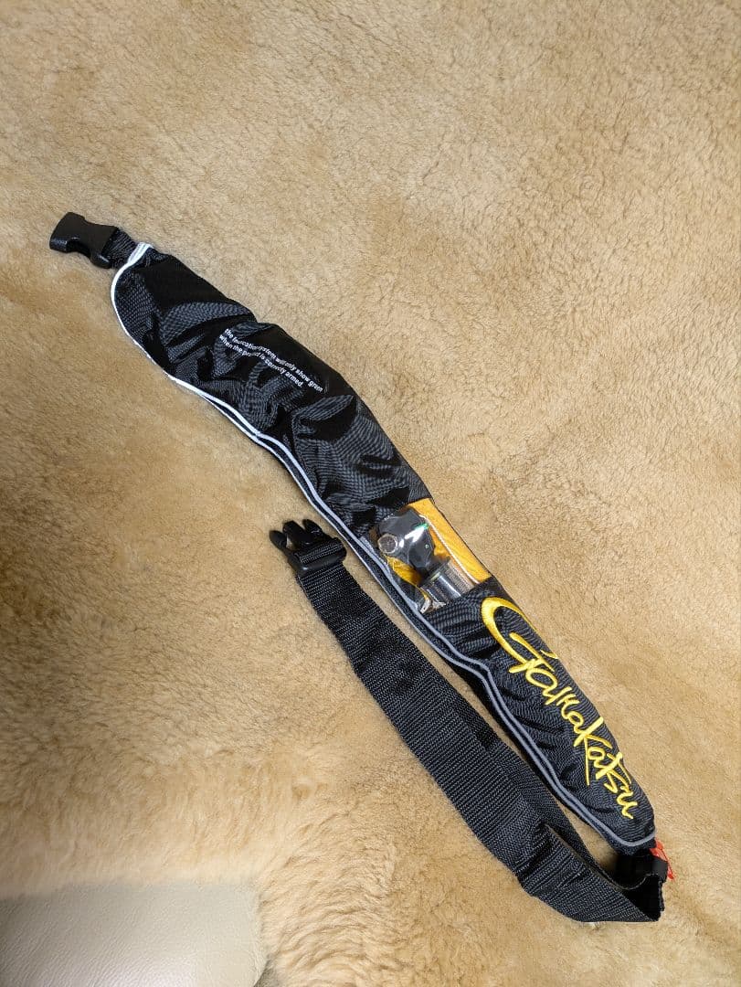 Gamakatsu ライフジャケット エアフローター　ブラック