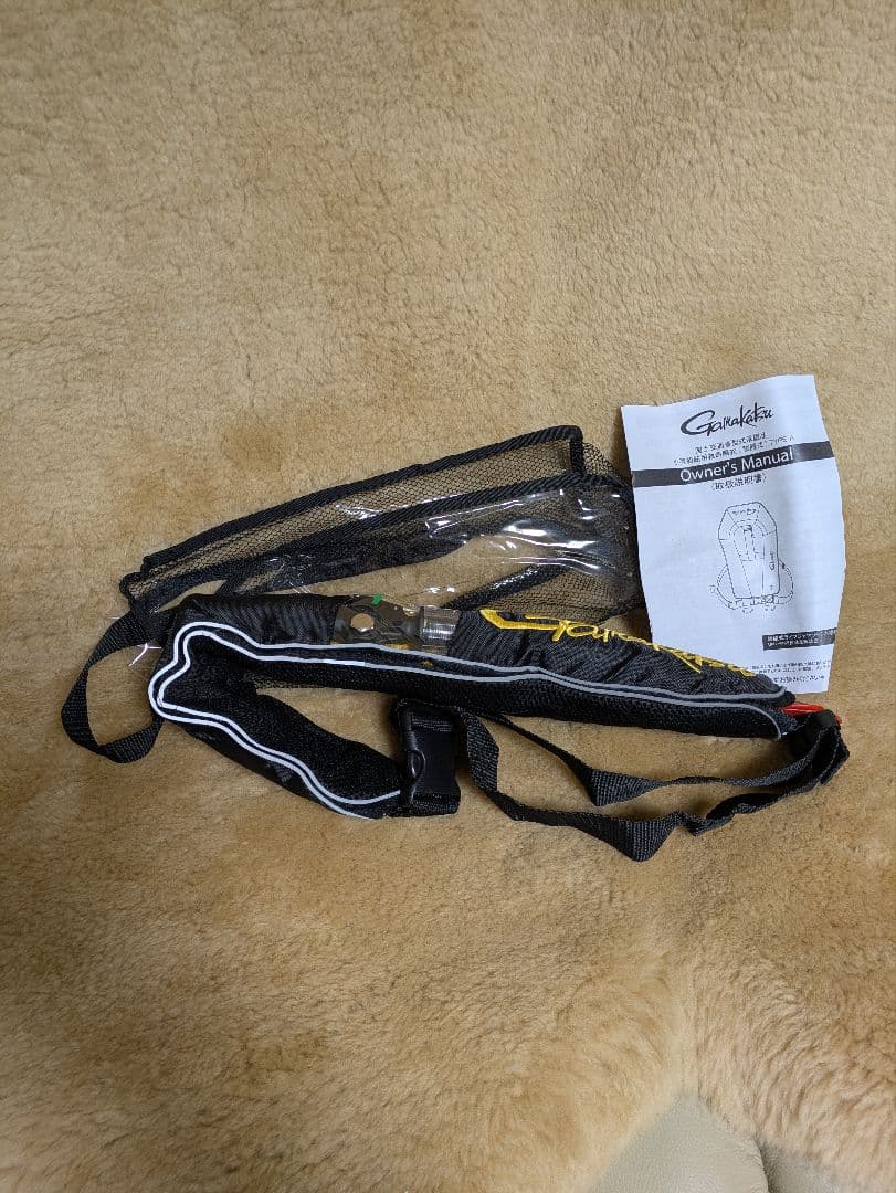 Gamakatsu ライフジャケット エアフローター　ブラック