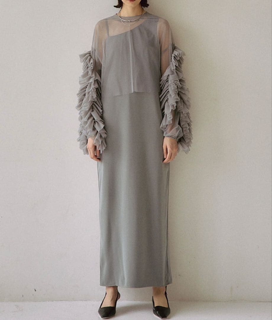 Naaa　新品タグ付き　LE’RURE パーティードレス