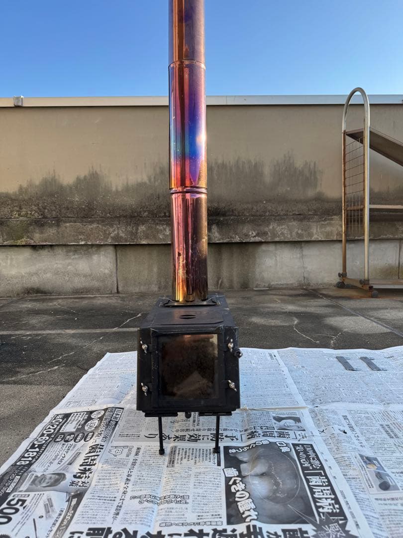 ソロ　薪ストーブ　インサートス　新保製作所
