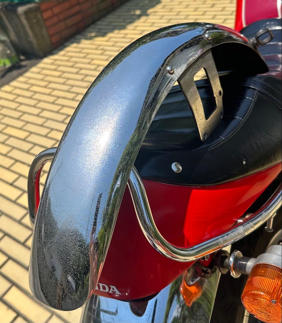 gb250 クラブマン　フロントフェンダー　メッキ