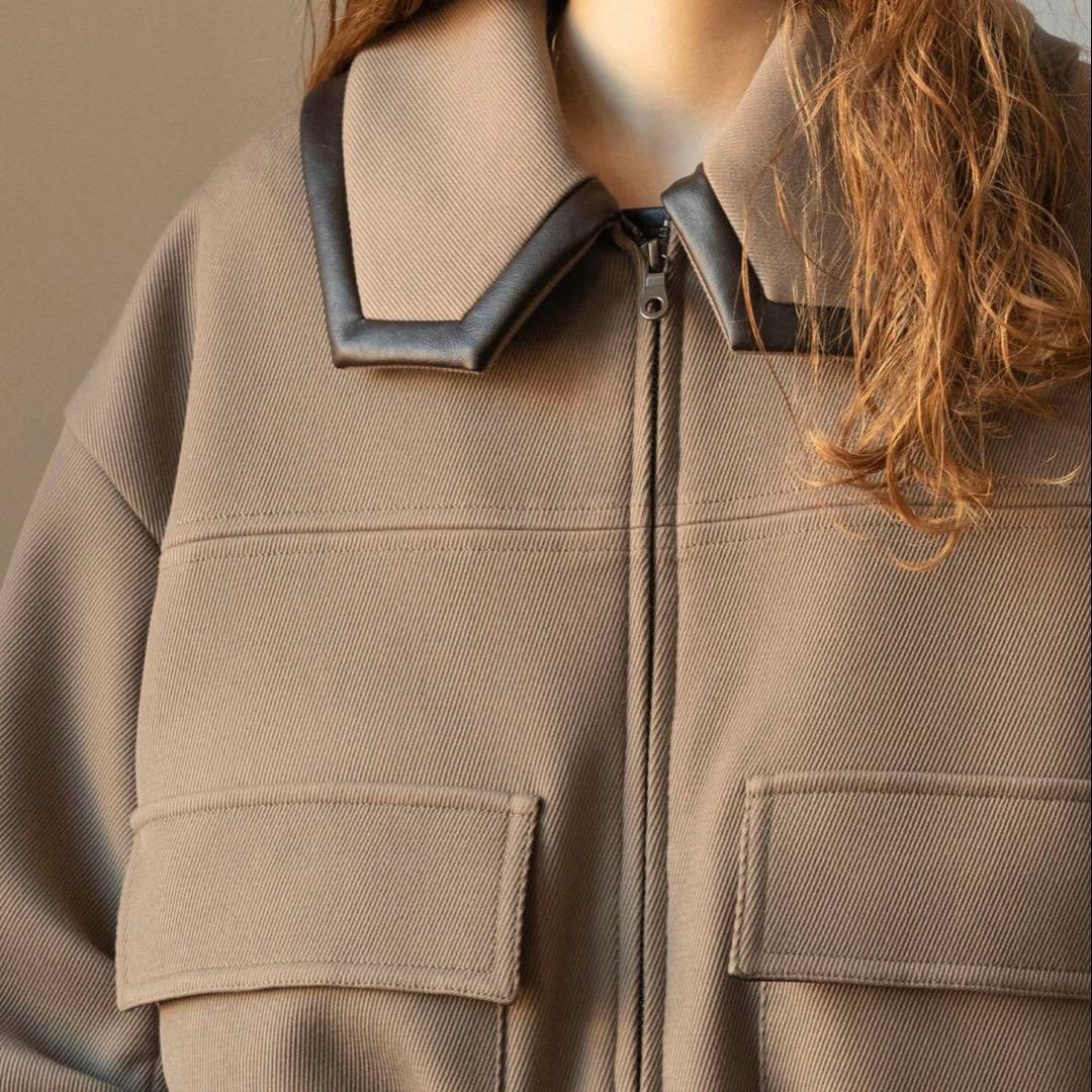 メゾンスペシャル ビッグカラーブルゾン