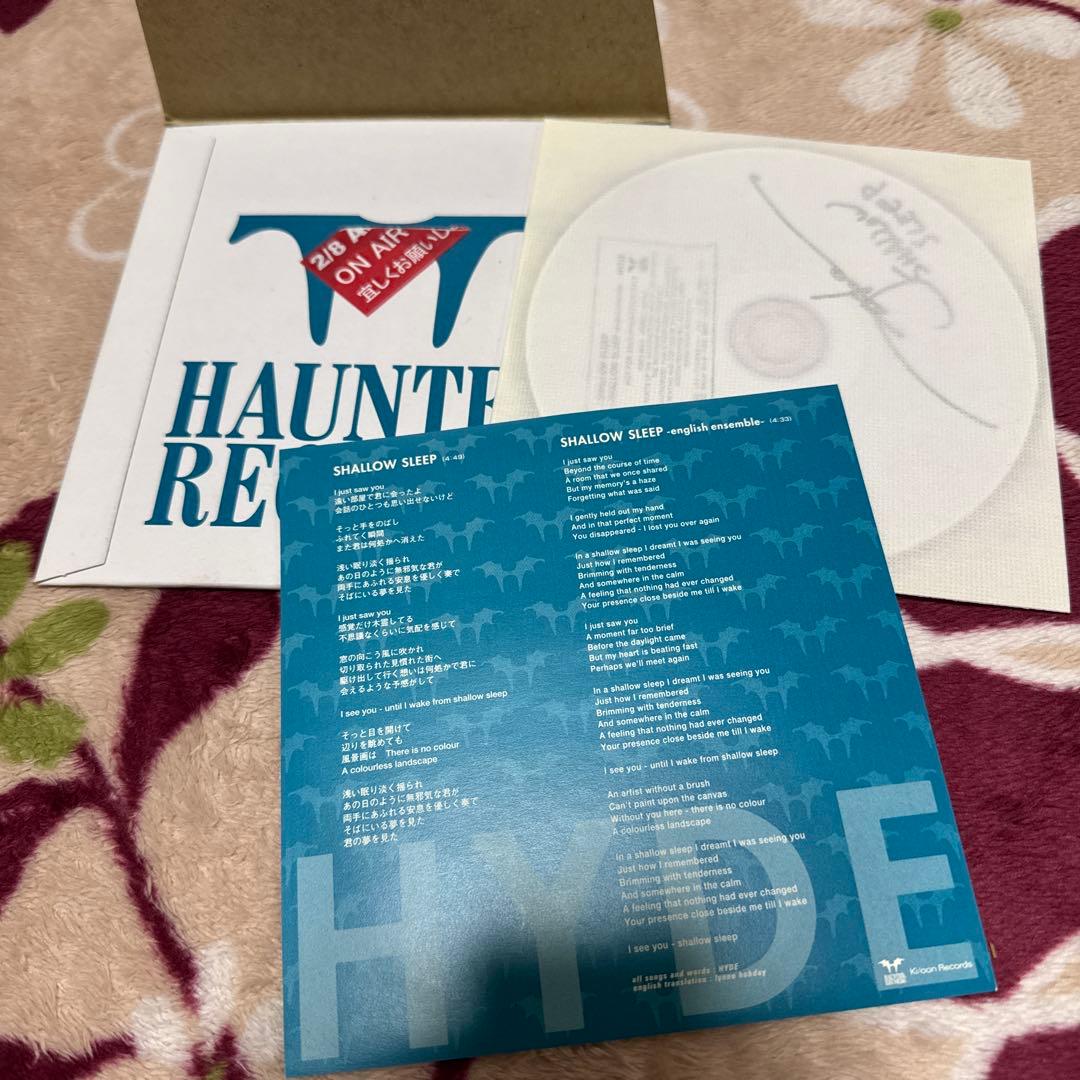 HYDE プロモーション用CD SHALLOW SLEEP