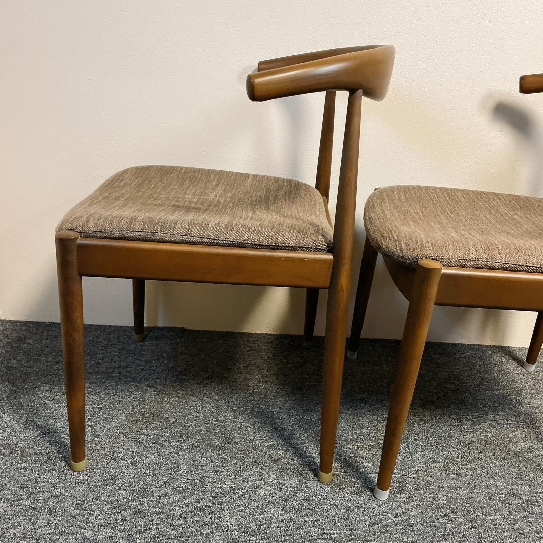 【希少ブラウン✨】ニトリ NコレクションC-01D ダイニングチェア　2脚