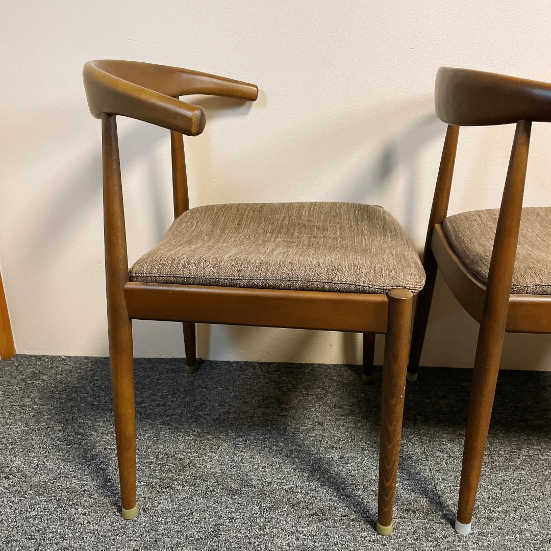 【希少ブラウン✨】ニトリ NコレクションC-01D ダイニングチェア　2脚