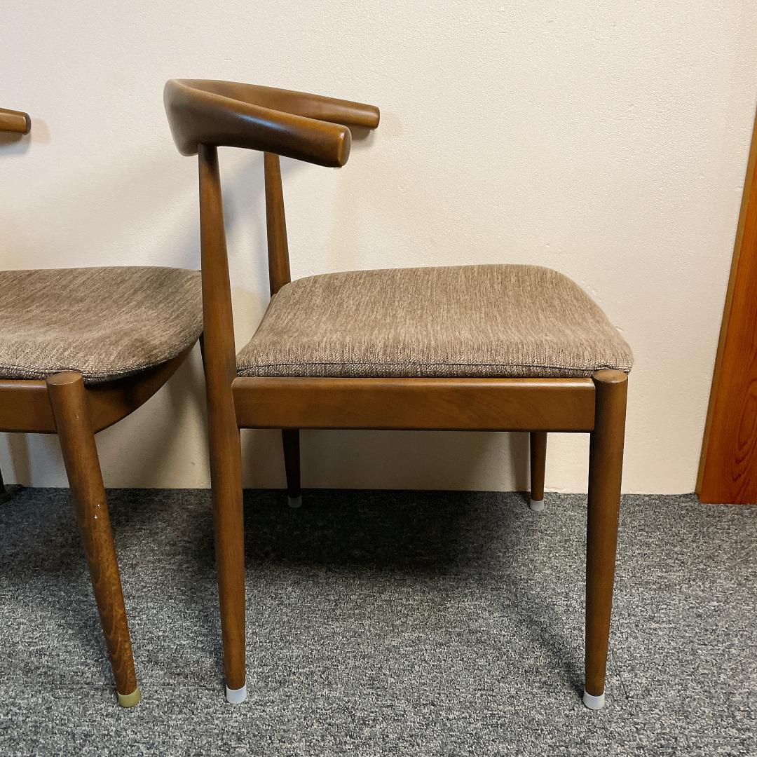 【希少ブラウン✨】ニトリ NコレクションC-01D ダイニングチェア　2脚