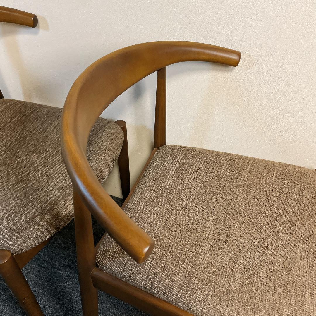 【希少ブラウン✨】ニトリ NコレクションC-01D ダイニングチェア　2脚