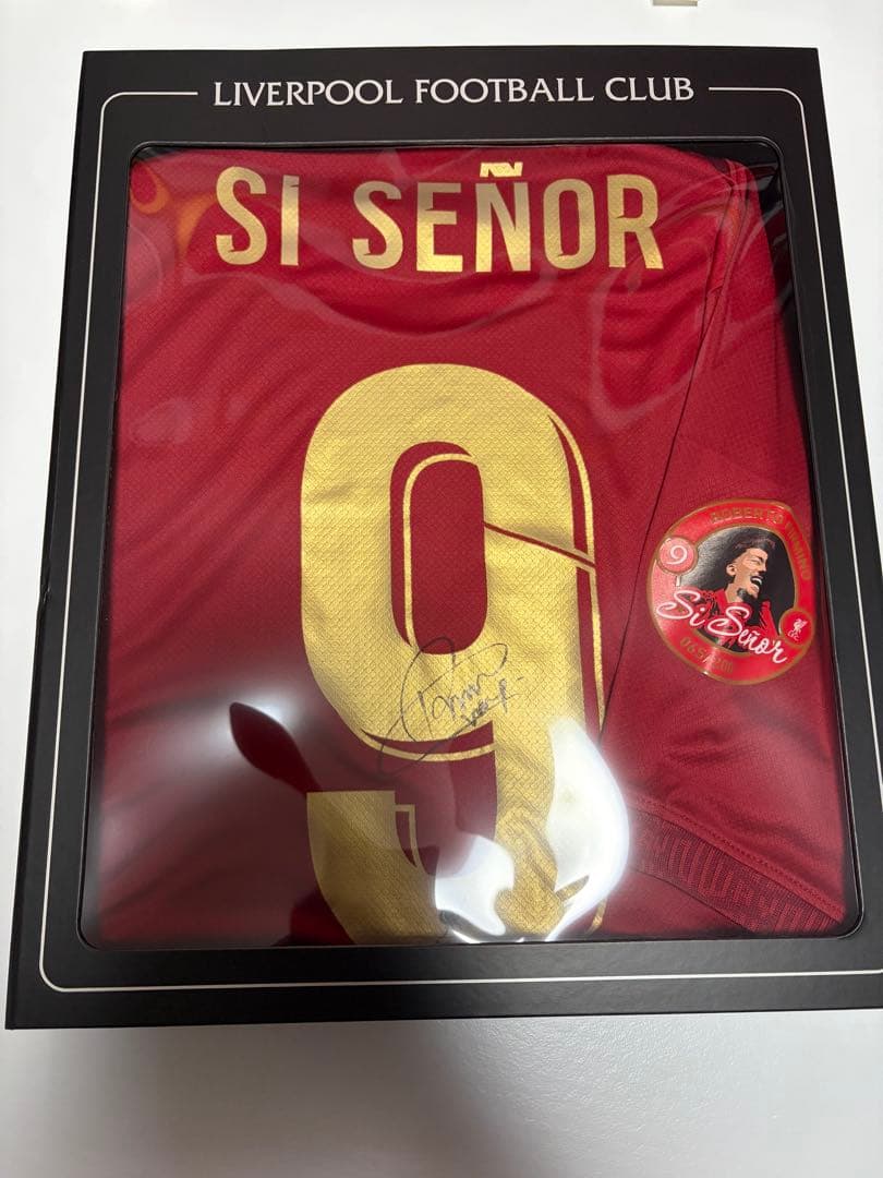 リバプール フィルミーノ 直筆サイン入りユニフォーム 9 SI SEÑOR