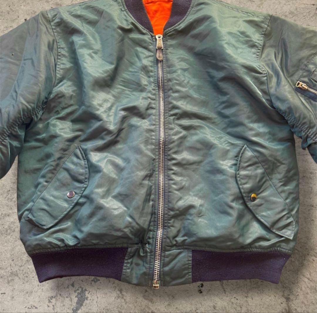 MA-1 フライトジャケット military ナイロンジャケット