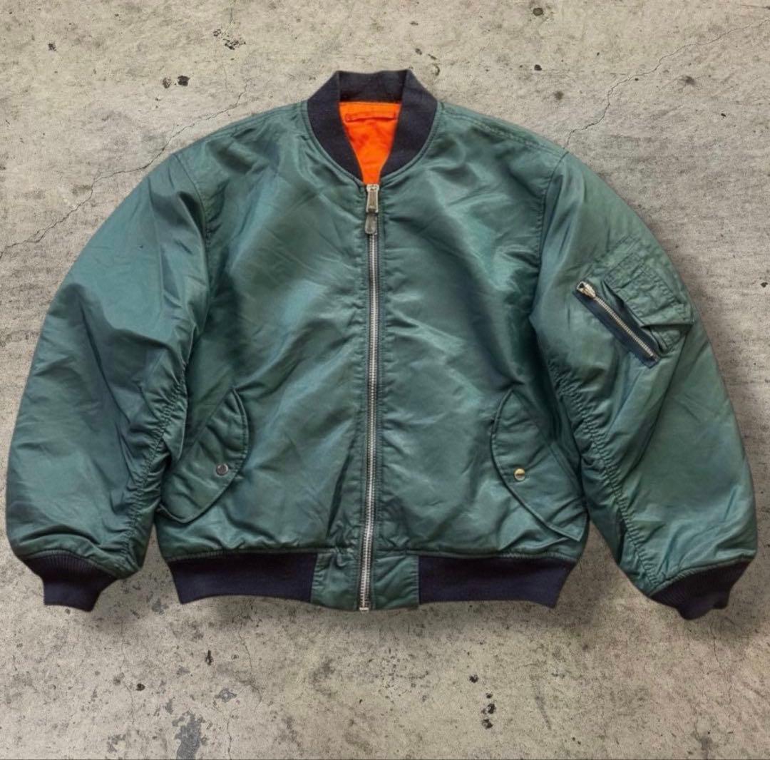 MA-1 フライトジャケット military ナイロンジャケット