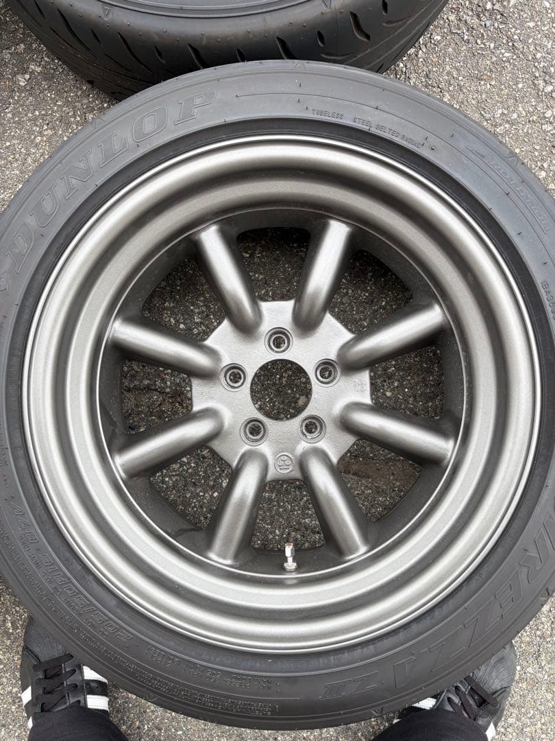 ワタナベホイール　Rタイプ　8J ±0 PCD100 5穴 4本