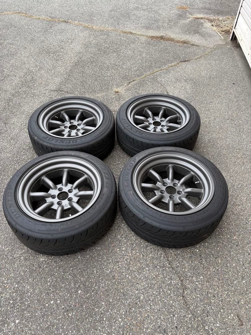 ワタナベホイール　Rタイプ　8J ±0 PCD100 5穴 4本