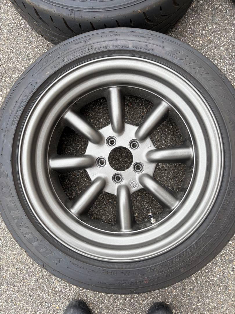 ワタナベホイール　Rタイプ　8J ±0 PCD100 5穴 4本