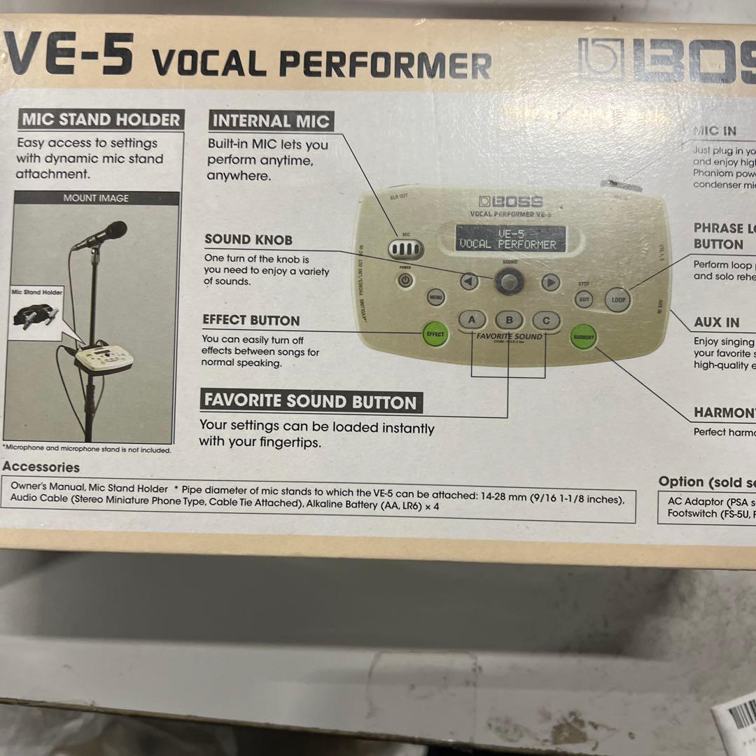 BOSS(ボス) Vocal Performer VE-5-WH