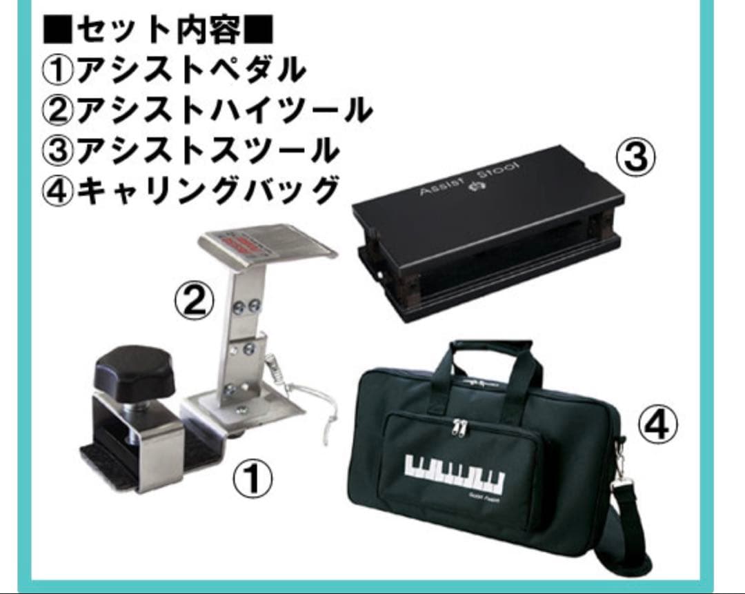 アシスト4点セット　《アシストキャリングバック未使用》