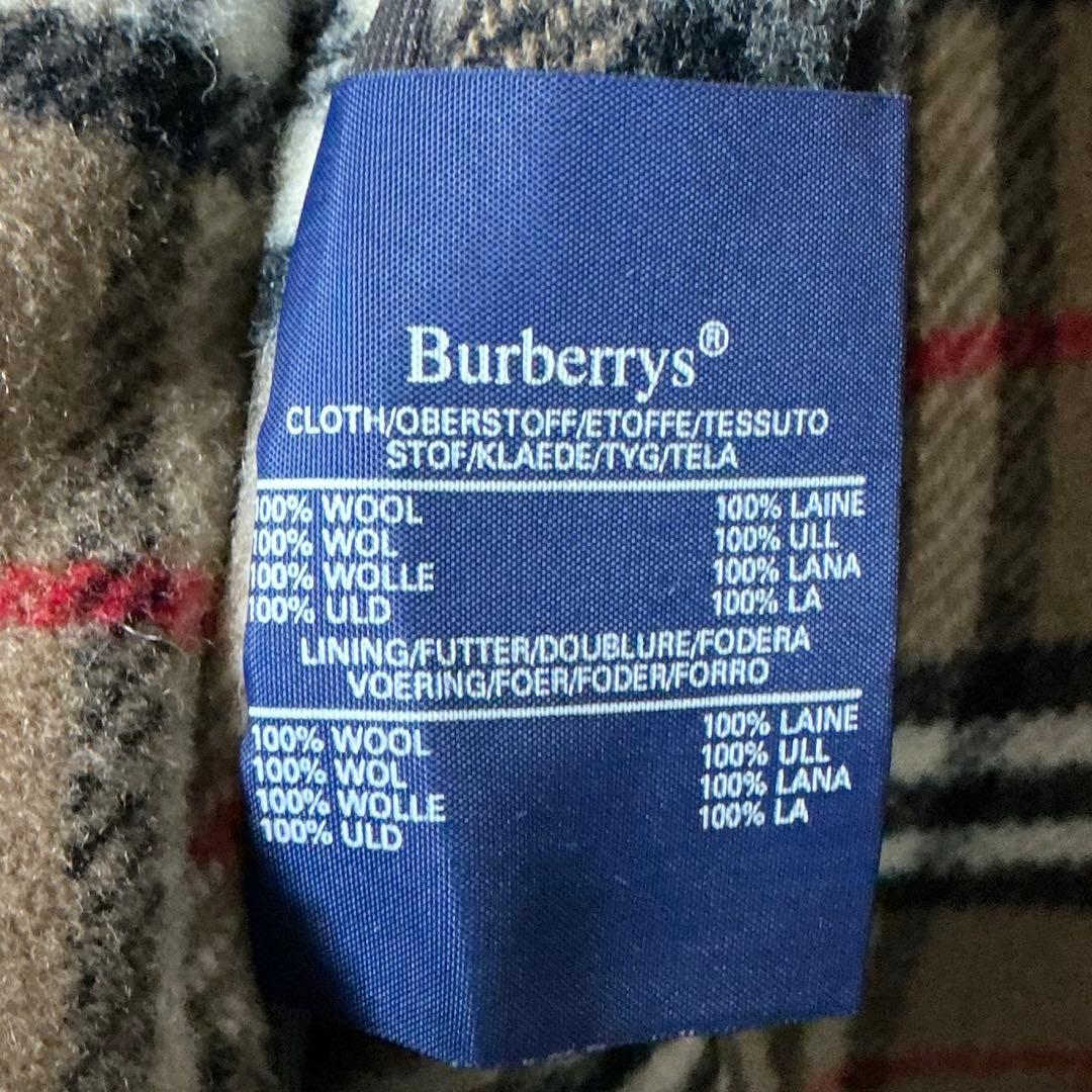 【美品】BURBERRY バーバリー　ダッフルコート　ユニセックス　ブラウン