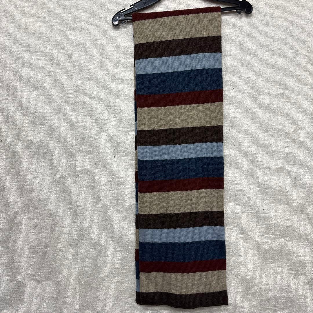 STUSSY ボーダーガラスマフラー