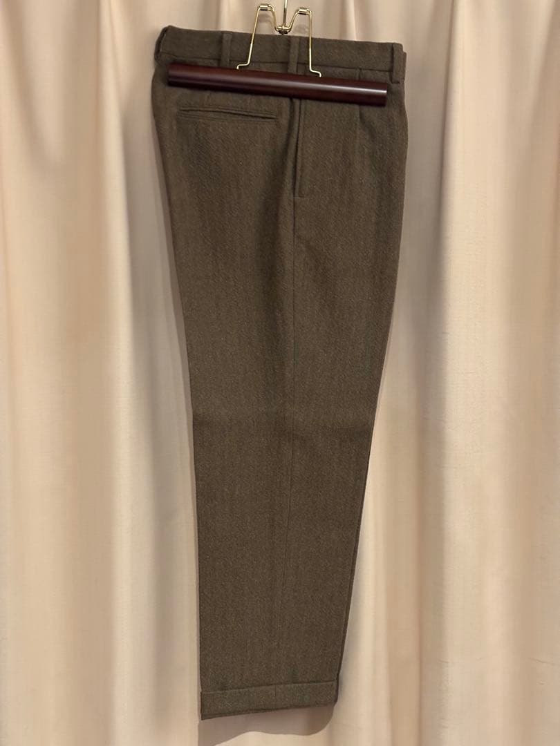 BROWN by 2-tacs WIDE SLACKS スラックス