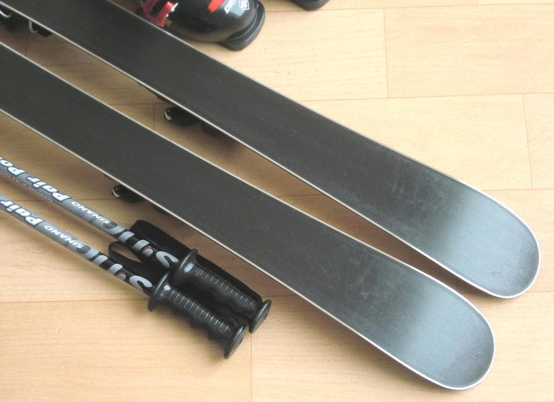 ■1月限定■送料無料■KAZAMA■子供用スキーセット■板96靴19■WAX済■