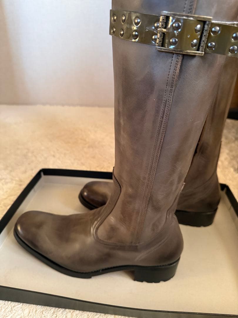 【値下げしました】Giftur Crump スタッズ付き　ロングブーツ