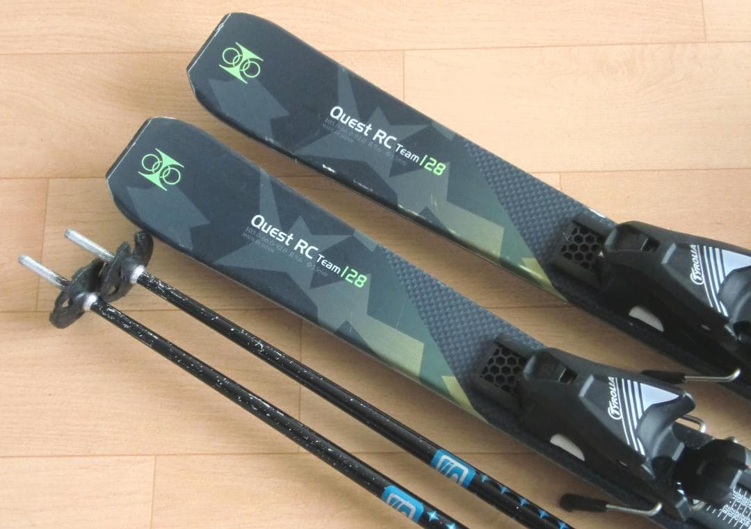 ■■11月限定■送料無料■Hart■ジュニア用スキー4点セット■128/23■■