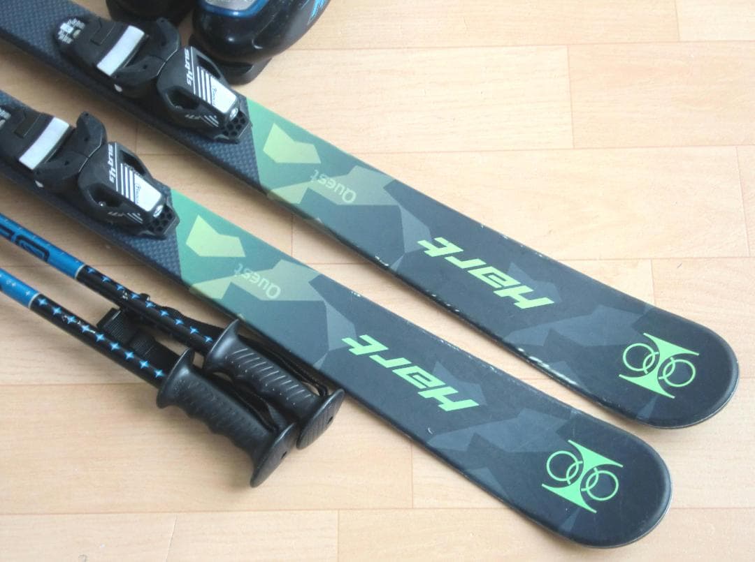 ■■11月限定■送料無料■Hart■ジュニア用スキー4点セット■128/23■■