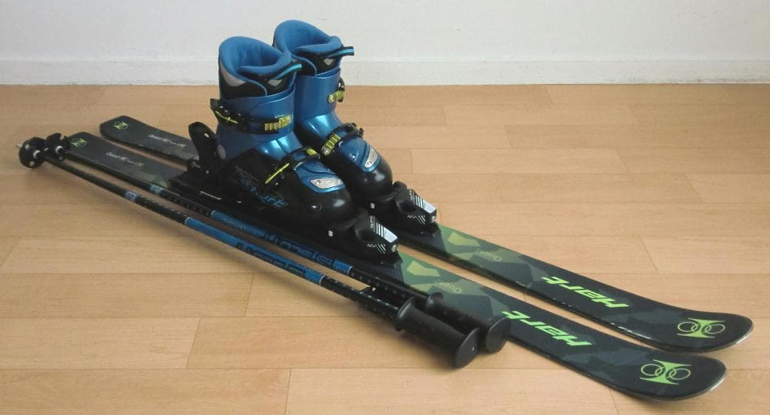 ■■11月限定■送料無料■Hart■ジュニア用スキー4点セット■128/23■■