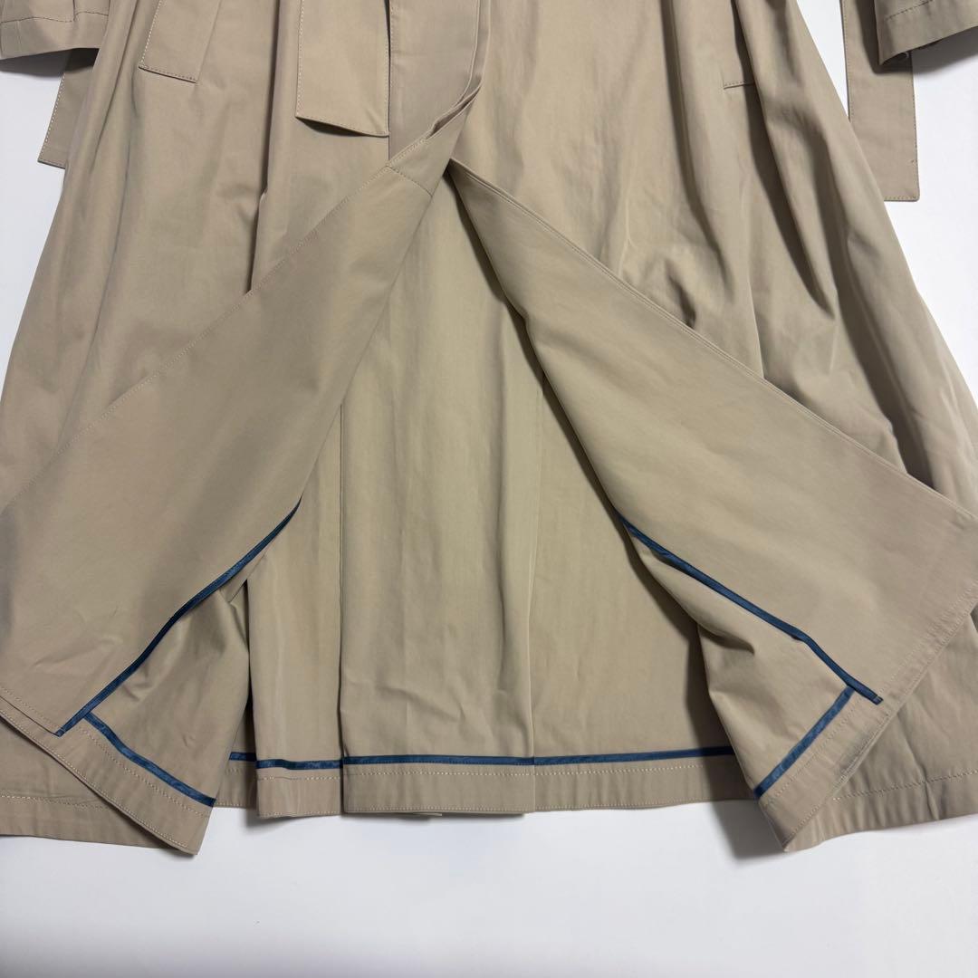 ADORE スプリングコート　ノーカラーコート　ベージュ 38 ロング