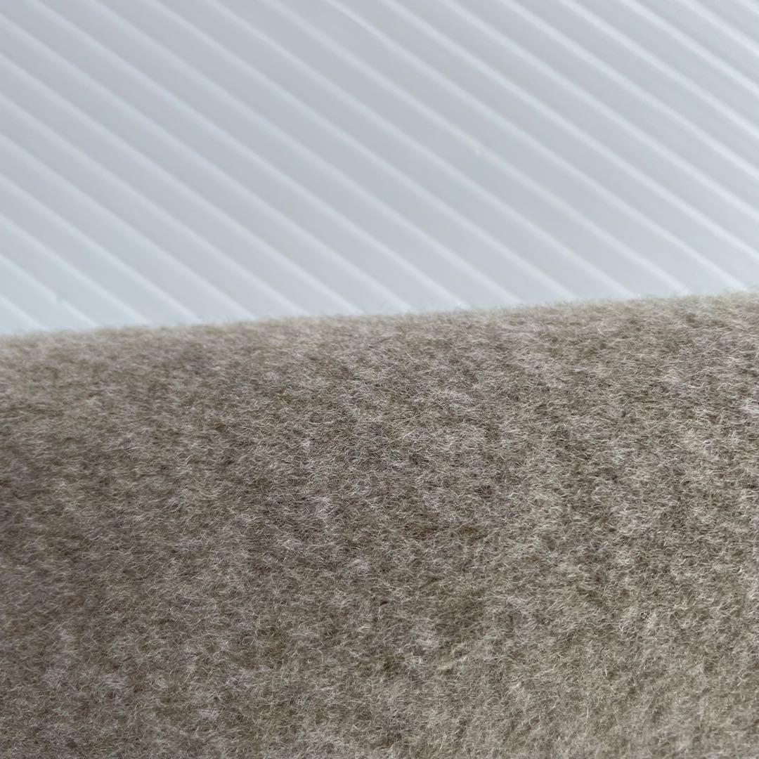 新品　Leilian レリアン　コート　ロング　毛　コットン　グレー　9