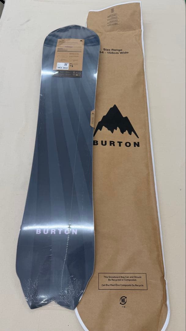BURTON Fish 3D ディレクショナルFlat Top 156