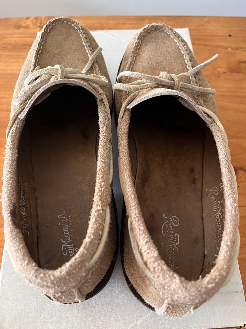 RUSSELL MOCCASIN スエード モカシン 6.5 箱付