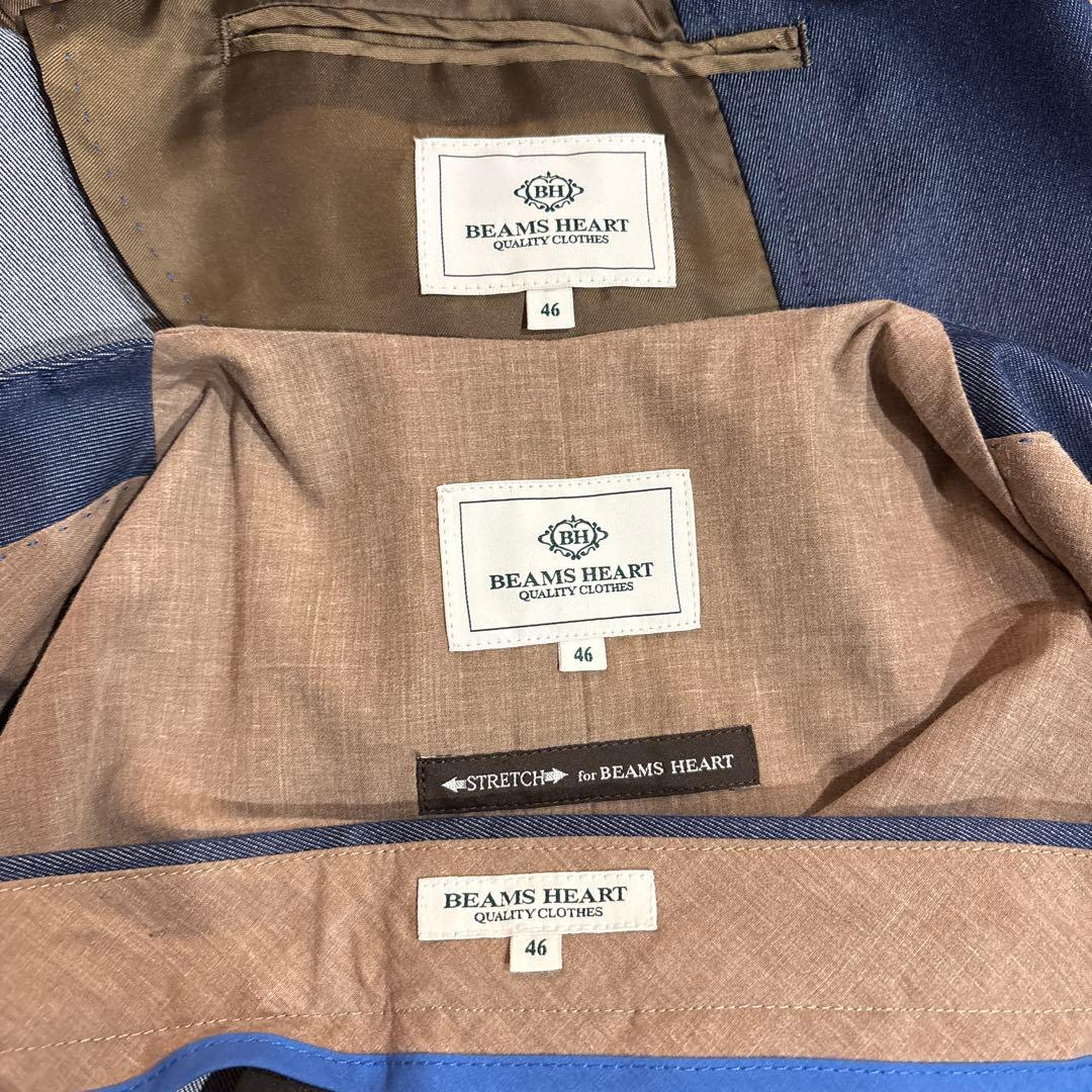 Beams Heartスーツジャケットとベスト セット