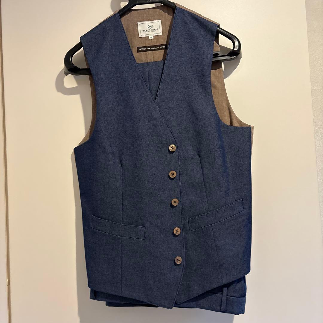 Beams Heartスーツジャケットとベスト セット