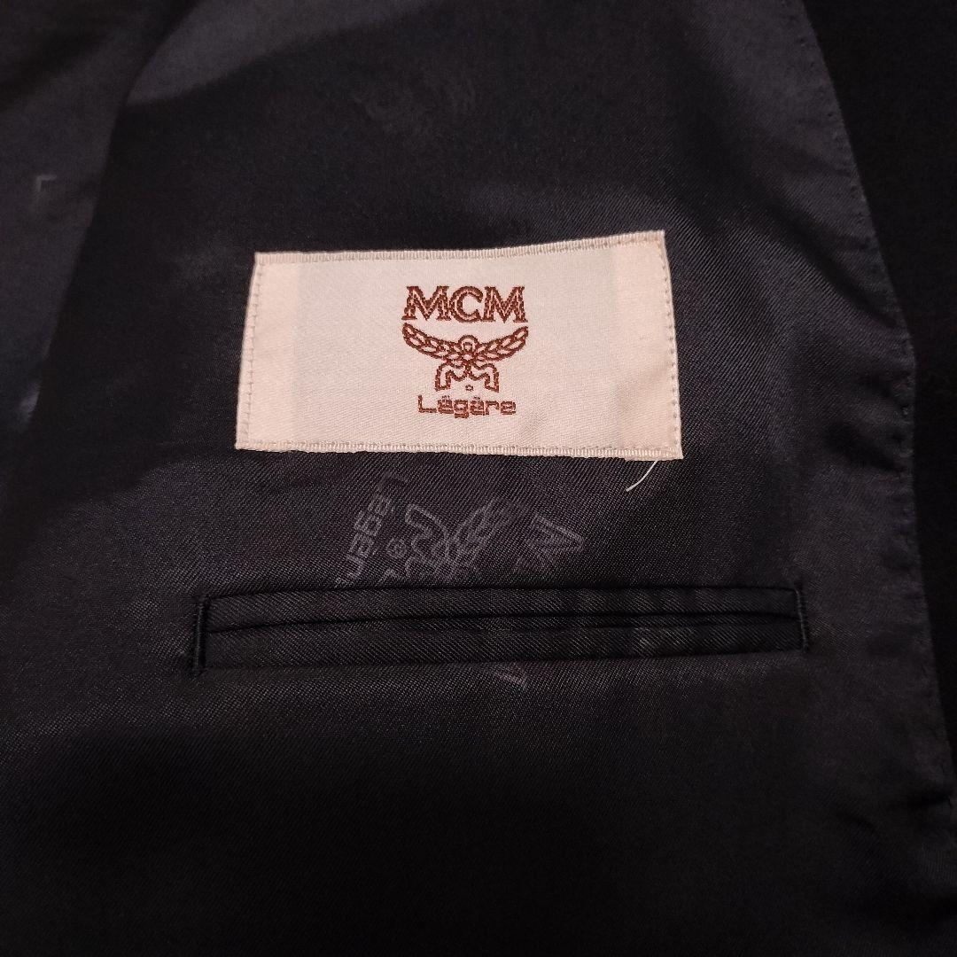 【美品】MCMエムシーエム スーツ セットアップ ブラック BB8 2XL
