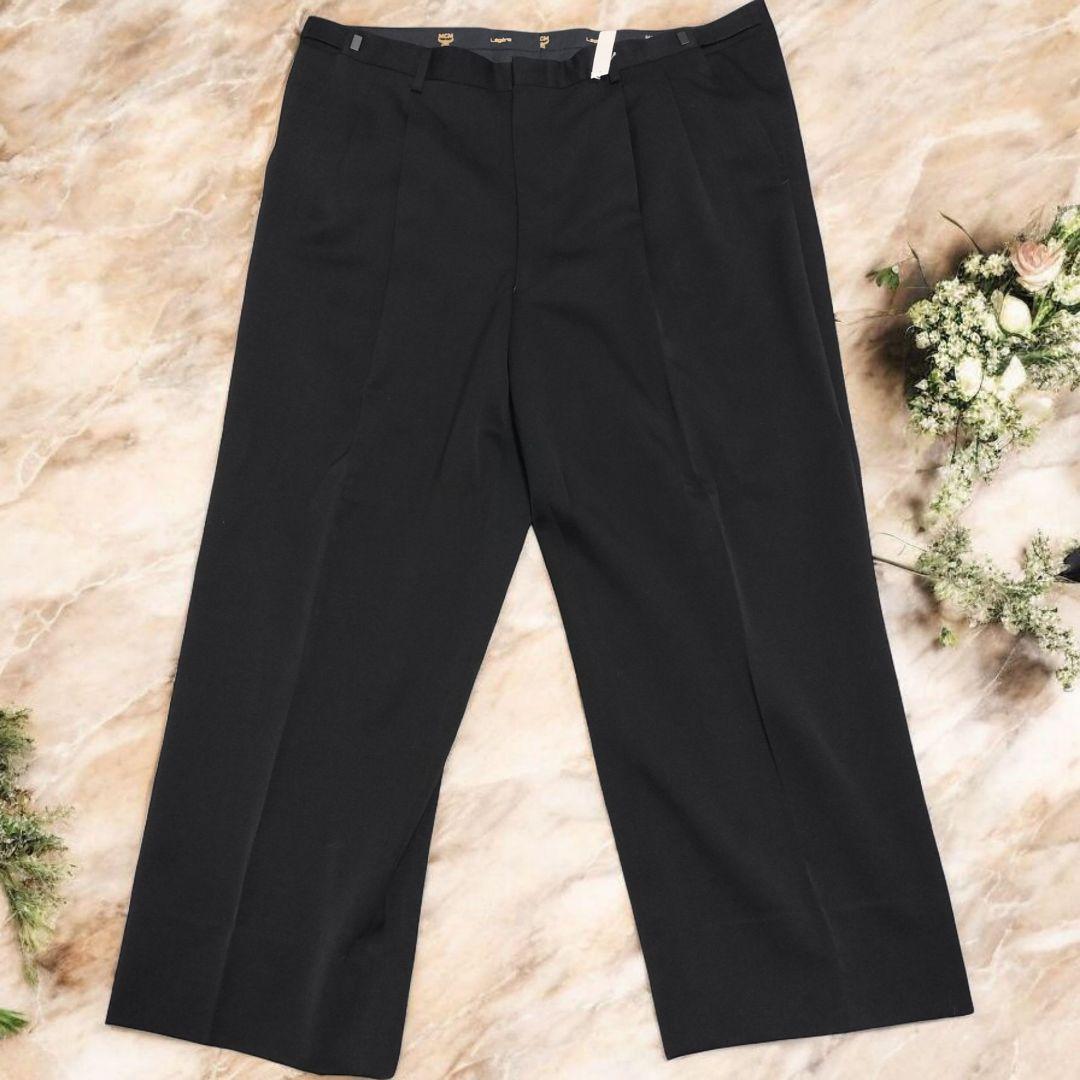 【美品】MCMエムシーエム スーツ セットアップ ブラック BB8 2XL