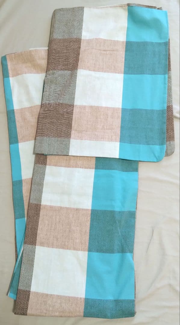 木綿着物　伊勢木綿　単衣　広衿