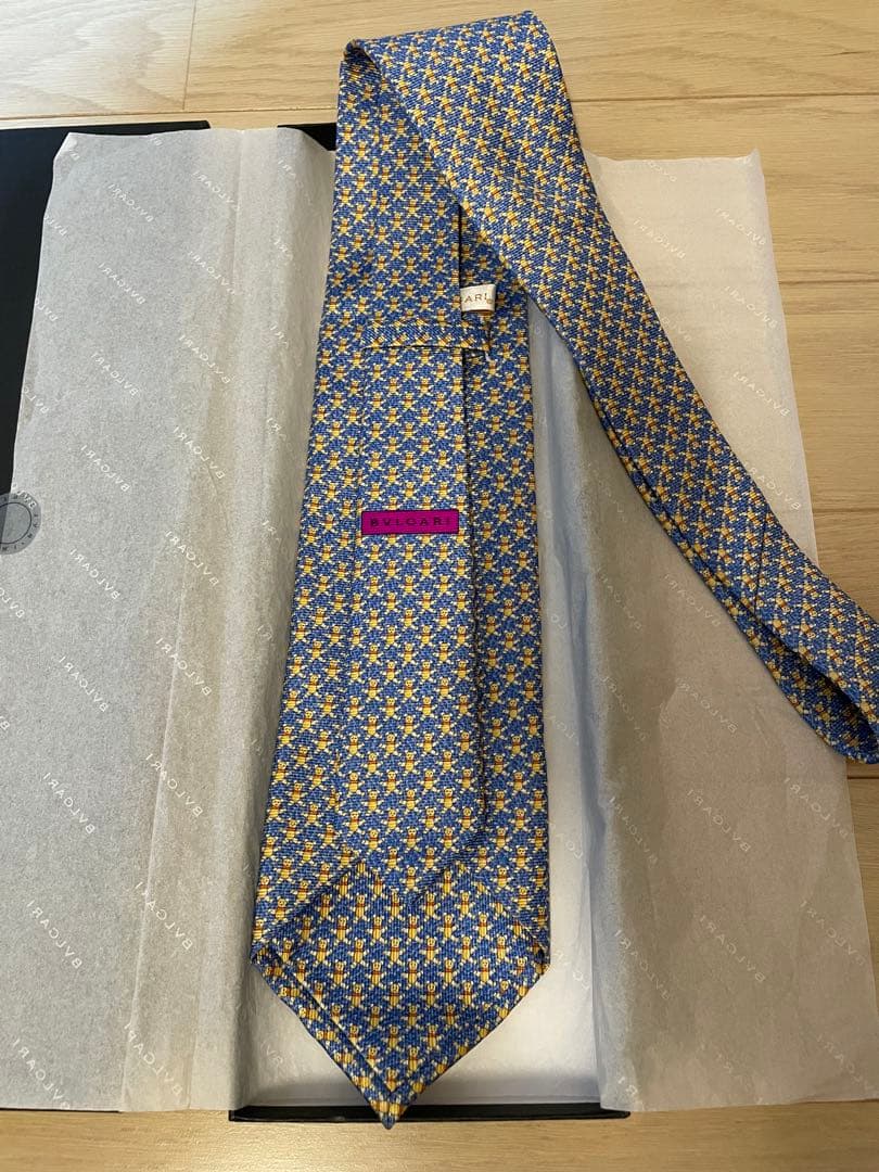 BVLGARI ブルガリ シルクネクタイ セッテピエゲ 4