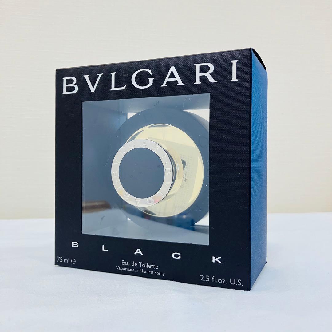 希少　新品　BVLGARI ブルガリ　ブラック　オードトワレ　香水　75ml