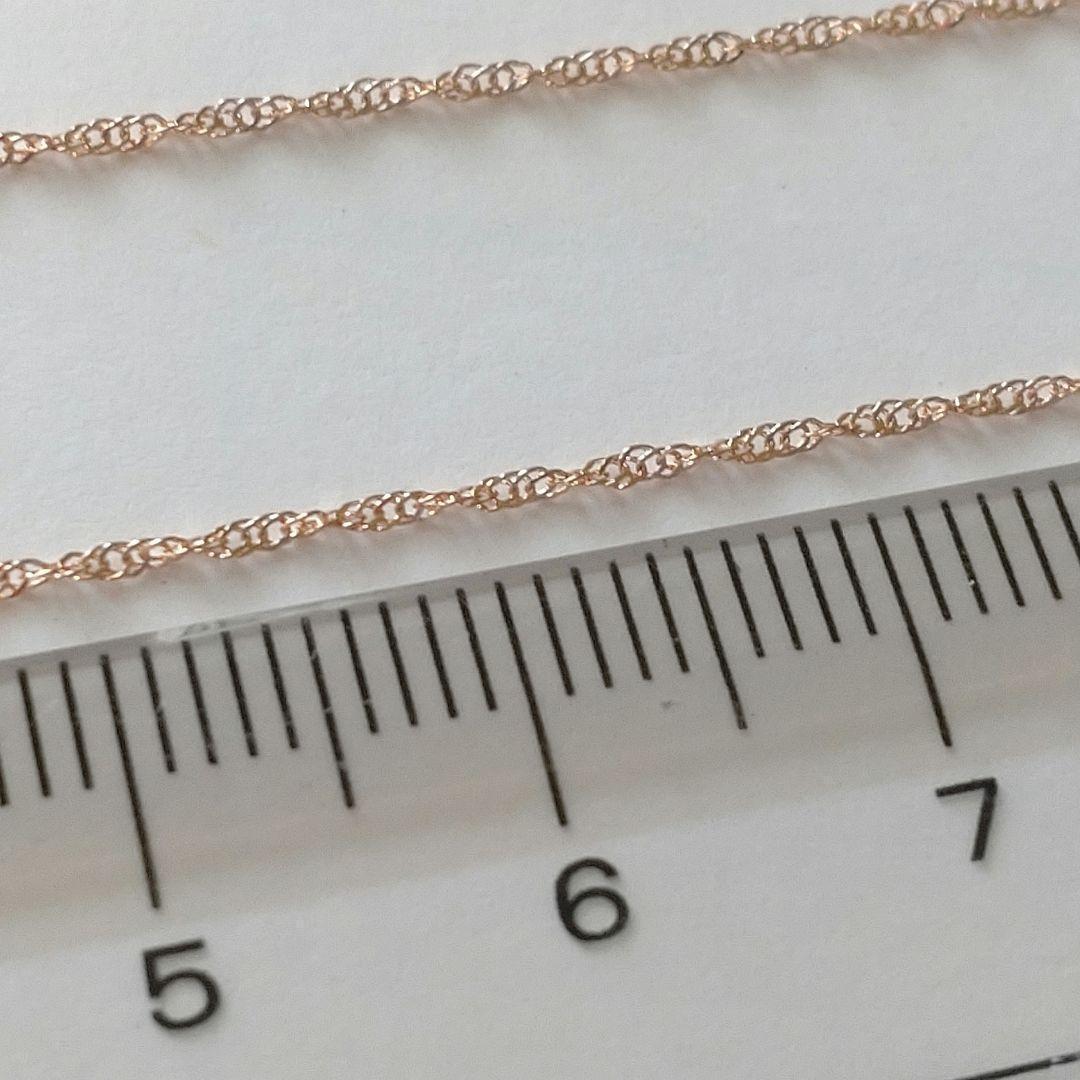 K18 ピンクゴールド　18金　40センチ　ネックレス　新品