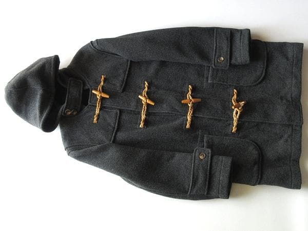 希少 USA製 ビンテージ ラルフローレン ウールメルトン ダッフルコート XS