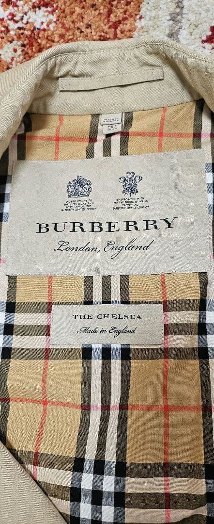美品★【バーバリー☆トレンチコート☆チェルシー】★サイズUK 8