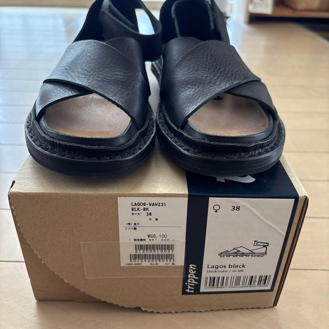 新品　トリッペン　trippen サンダル　38