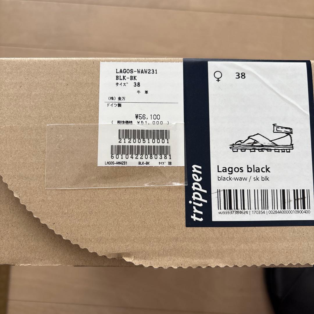 新品　トリッペン　trippen サンダル　38
