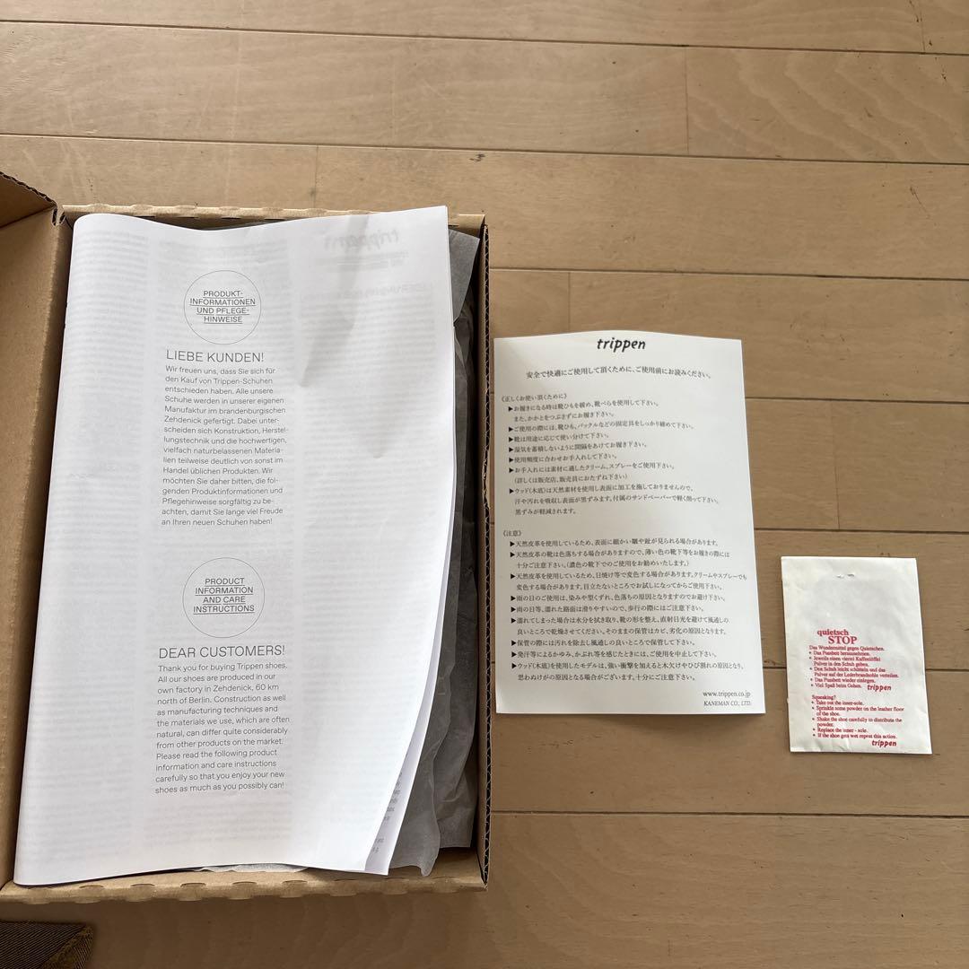 新品　トリッペン　trippen サンダル　38