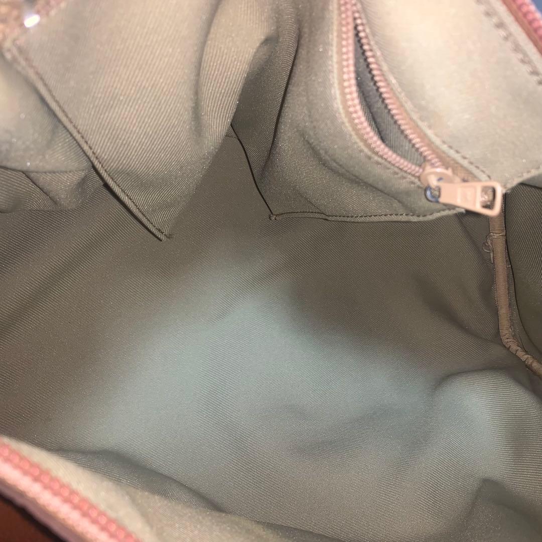 希少 良品 ロンシャン ボストンバッグ オールレザー 大容量 旅行 ゴールド