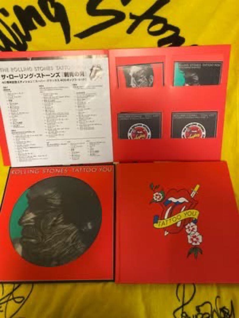 【CD】ローリングストーンズ 刺青の男 40記念4CD BOXセットとパンフ