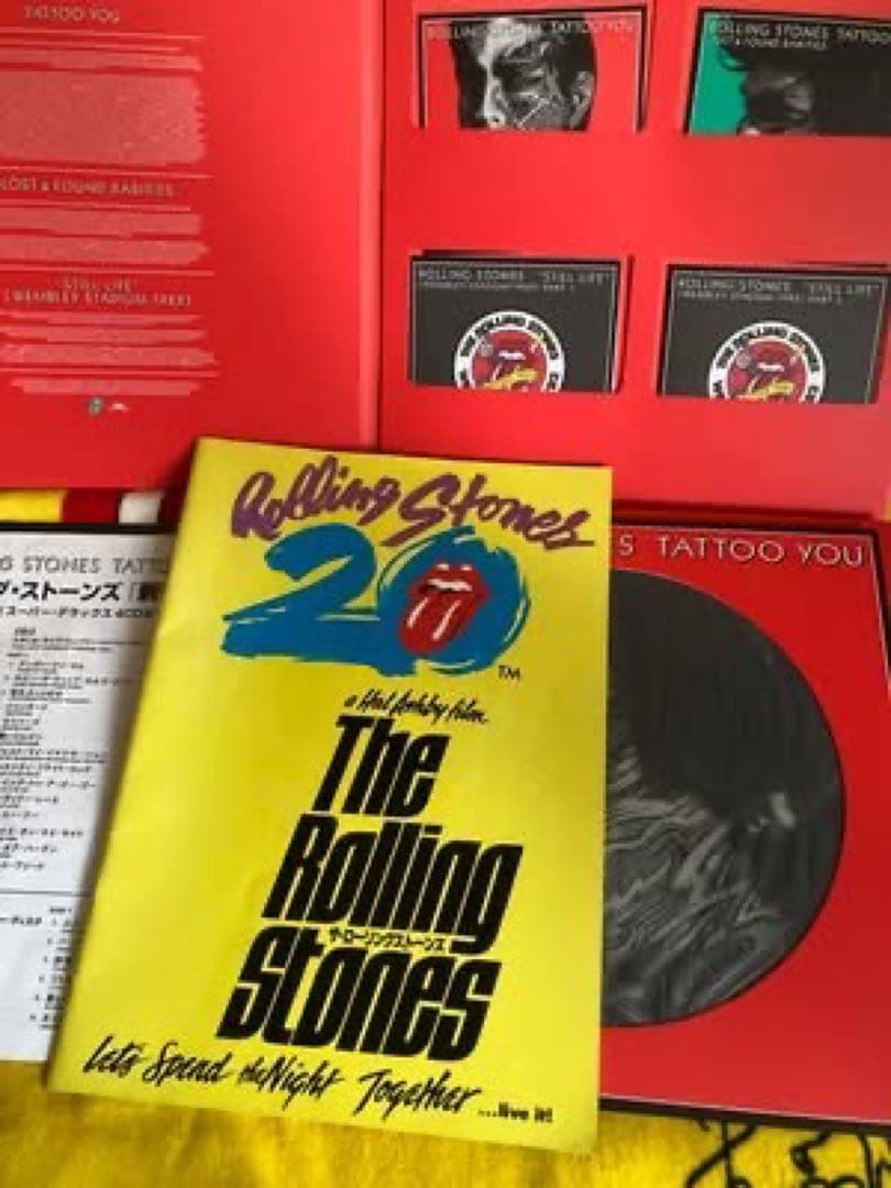 【CD】ローリングストーンズ 刺青の男 40記念4CD BOXセットとパンフ