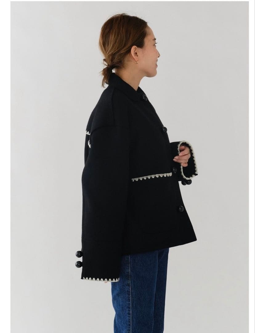 yori ハマグリウールショートコート【2025AW】